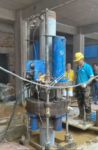荷泽东明县静压桩加固